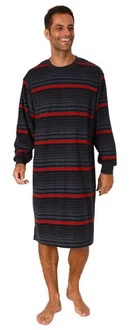 Normann Herren Pyjama Nachthemd Rot/Mischfarben/Gelb/Schwarz/Lila/Dunkelblau
