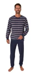 Normann Pyjama Herren langarm Frottee Schlafanzug Dunkelblau/Hellblau/Rot/Mischfarben Normann Pyjama Herren langarm Frottee Schlafanzug Dunkelblau/Hellblau/Rot/Mischfarben