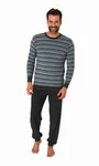 Normann Pyjama Herren langarm Frottee Schlafanzug Grau/Dunkelblau/Blau/Schwarz Normann Pyjama Herren langarm Frottee Schlafanzug Grau/Dunkelblau/Blau/Schwarz