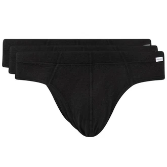 Seidensticker Herren Slip Comfort Cotton Classic Schwarz