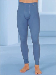 KUMPF Lange Unterhose Blau/Hellblau/Grau