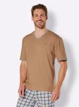 Witt Schlafanzug-Shirt Beige/Khaki/Braun