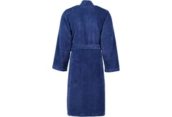 Caw Herrenbademantel Kimono Blau/Dunkelblau