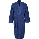 Caw Herrenbademantel Kimono Blau/Dunkelblau