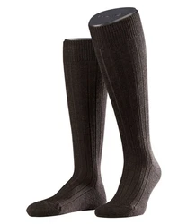 FALKE Teppich I.S. KH 3P Socke Dunkelbraun/Khaki/Dunkelgrün/Schwarz/Braun