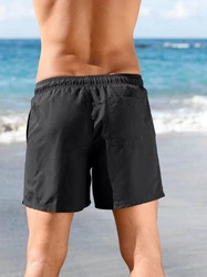 Witt Badehose Badeshorts Schwarz/Dunkelblau