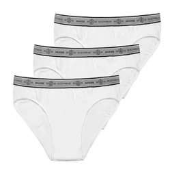 Slip Herren Slips 77350263-wei (Packung, 3-St., 3er Pack) Optimale Passform, pflegeleicht, formbestndig, strapazierfhig