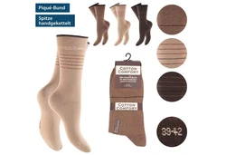 Cocain Underwear Freizeitsocken Bequeme Klassische Herren Socken Anzugsocken Office Bro Beige/Grau/Braun