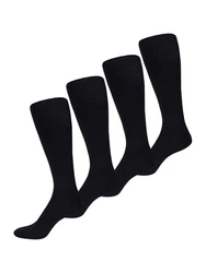 Nur Der Kniestrümpfe Fit & Vital (4-Paar) Schwarz