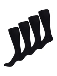 Nur Der Kniestrümpfe Fit & Vital (4-Paar) Schwarz
