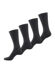 Nur Der Basicsocken Komfort Schwarz/Dunkelgrau
