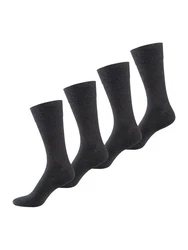 Nur Der Basicsocken Komfort Schwarz/Dunkelgrau