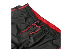 Mount Swiss Badeshorts DARIO (1-St) Schwarz/Rot/Dunkelrot
