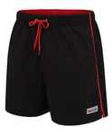 Mount Swiss Badeshorts DARIO (1-St) Schwarz/Rot/Dunkelrot
