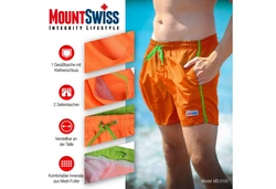 Mount Swiss Badeshorts DARIO (1-St) Orange