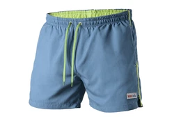 Mount Swiss Badeshorts DARIO (1-St) Hellblau/Türkis/Blau
