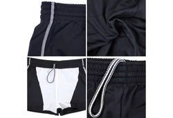 Aquarti Badehose mit Kordelzug Dunkelblau/Blau