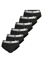 adidas Sportswear Slip 6er Pack Active Flex Cotton Schwarz/Dunkelgrau