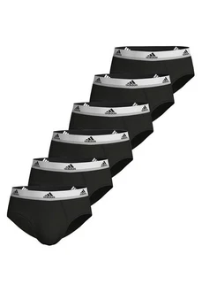 adidas Sportswear Slip 6er Pack Active Flex Cotton Schwarz/Dunkelgrau