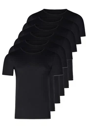 Unterhemd 6er Pack Unterhemd / Shirt Kurzarm (Spar-Set, 6-St) Unterhemd / Shirt Kurzarm - Baumwolle - T-Shirt mit Rundhalsausschnitt