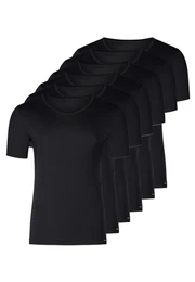 Unterhemd 6er Pack Unterhemd / Shirt Kurzarm (Spar-Set, 6-St) Unterhemd / Shirt Kurzarm - Baumwolle - V-Ausschnitt fr coole Styles