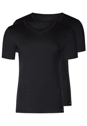 Unterhemd 2er Pack Unterhemd / Shirt Kurzarm (Spar-Set, 2-St) Unterhemd / Shirt Kurzarm - Baumwolle - V-Ausschnitt fr coole Styles