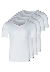 Skiny Unterhemd Shirt Kurzarm V-Ausschnitt 