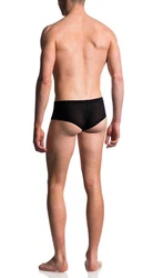 MANSTORE Retro Pants M101 Hot Pants Schwarz/Dunkelgrau/Dunkelblau