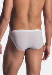 Olaf Benz Slip RED0965 Brazilbrief Creme/Weiß/Orange