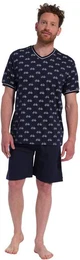 Schlafanzug Kurzer Herren Pyjama (2 tlg) Baumwolle
