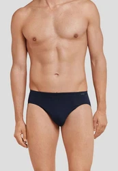 Schiesser Slip Essentials ohne Eingriff Dunkelblau/Blau