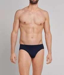 Schiesser Slip Essentials ohne Eingriff Dunkelblau/Blau