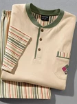 Comte Schlafanzug Shorty Beige/Khaki