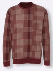 Normann Schlafanzug Bordeaux/Rot/Dunkelrot/Braun