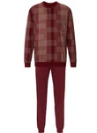 Normann Schlafanzug Bordeaux/Rot/Dunkelrot/Braun