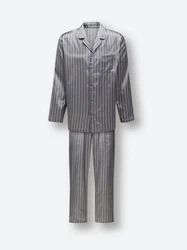 Witt Schlafanzug Pyjama Grau/Rot/Hellblau
