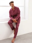 Witt Schlafanzug Pyjama Dunkelrot/Lila/Rosa/Bordeaux
