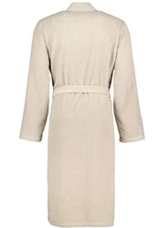 Caw Herrenbademantel Kimonoform Beige/Khaki/Braun