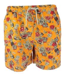 Kitaro Badeshorts Mesh Innenslip Gelb/Creme/Gold/Orange