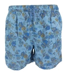 Kitaro Badeshorts Mesh Innenslip Blau/Lila