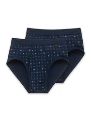 Schiesser Slip Herren Slips und Shorts (basic) Dunkelblau/Blau