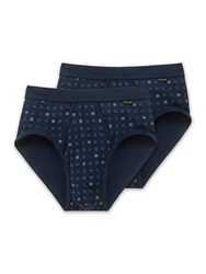 Schiesser Slip Herren Slips und Shorts (basic) Dunkelblau/Blau