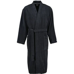Caw Home Herrenbademantel Uni 828 Kimono Frottier, Kimono, 100% Baumwolle