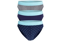 frank fields Slip Graniti (3-St) Blau/Grau/Dunkelblau/Hellblau