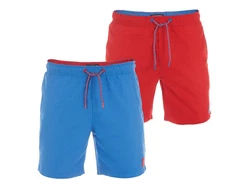 riverso Badeshorts Herren RIVDavid Regular Fit Mischfarben/Rot