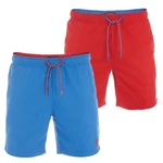 riverso Badeshorts Herren RIVDavid Regular Fit Mischfarben/Rot