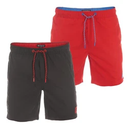 riverso Badeshorts Herren RIVDavid Regular Fit Rot