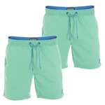 riverso Badeshorts Herren RIVDavid Regular Fit Grün/Türkis/Blau