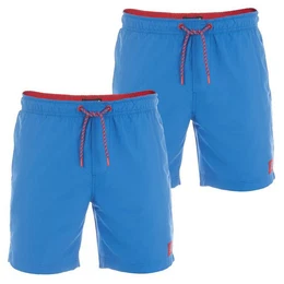 Badeshorts Herren Badehose RIVDavid Regular Fit (2-St) Sportshorts mit Kordelzug