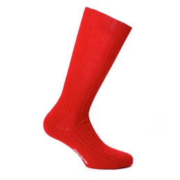 Socken (1 Paar) aus Wolle, unifarben, Made in Italy by Bresciani